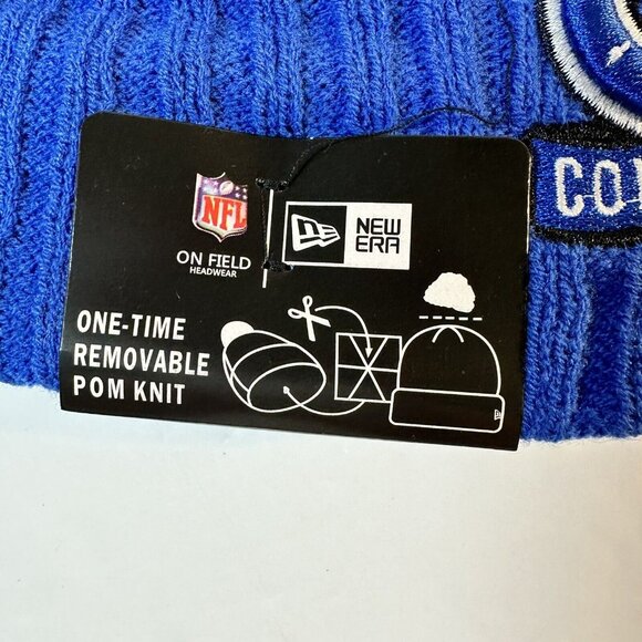 Indianapolis Colts New Era Winter Knit Hat Beanie Fleece Lined One Size NWT - Picture 8 of 9